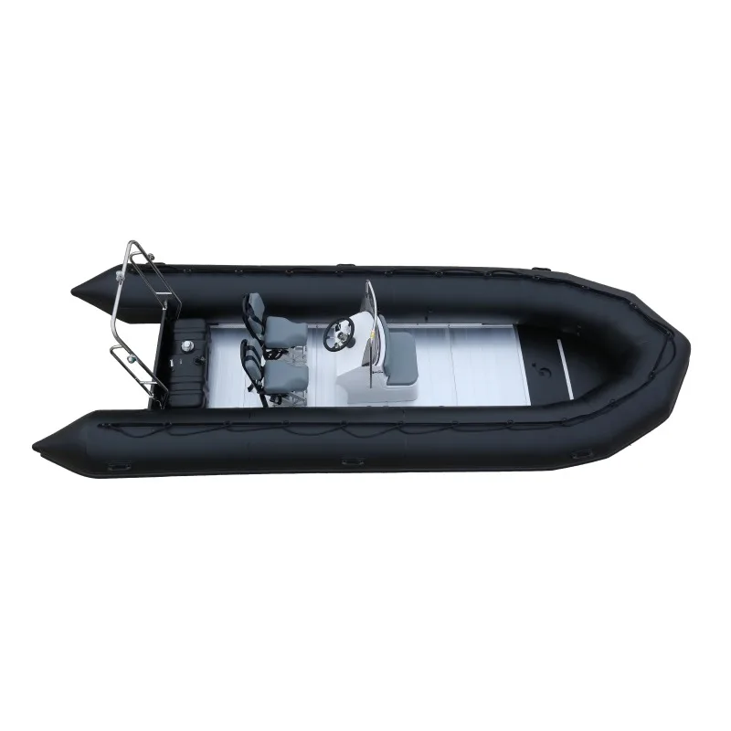 Light Weight Inflatable PVC Sport Series Fishing Boat Aluminium Rib Welded Workmanship Outboard Engine Offshore