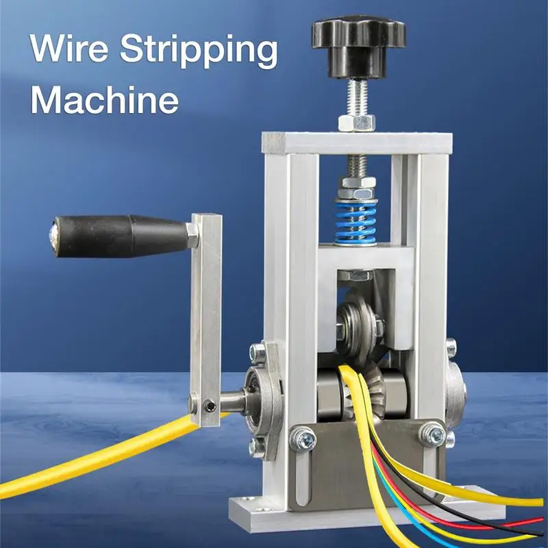 

Manual Scrap Wire Stripping Machine Electric Automatic Wire Stripper Drill Attachment Copper Cable Peeling Stripper Machine