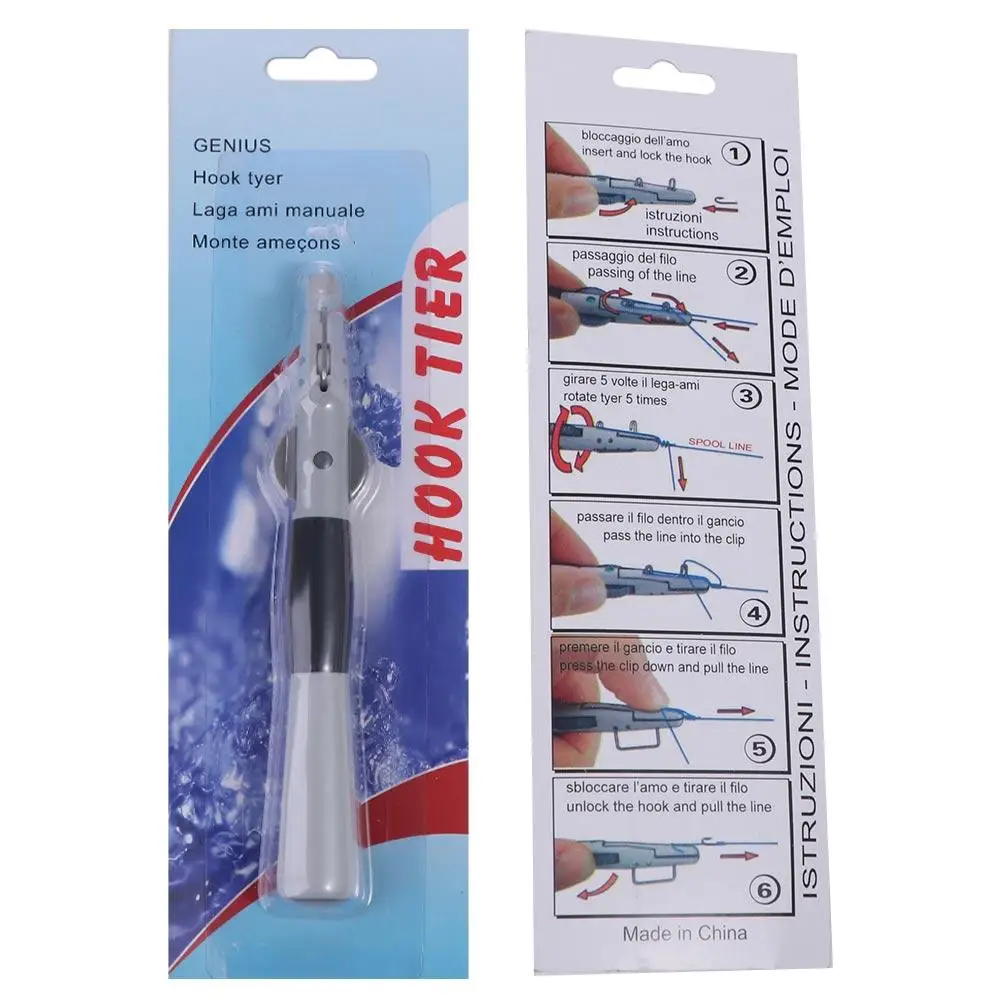 

Tying Knot Tool Fishing Line Knotter Fishing Thread Fishing Hook Tier Fishhook Knotter Manual Fishhook Tier Hook Tying Tool