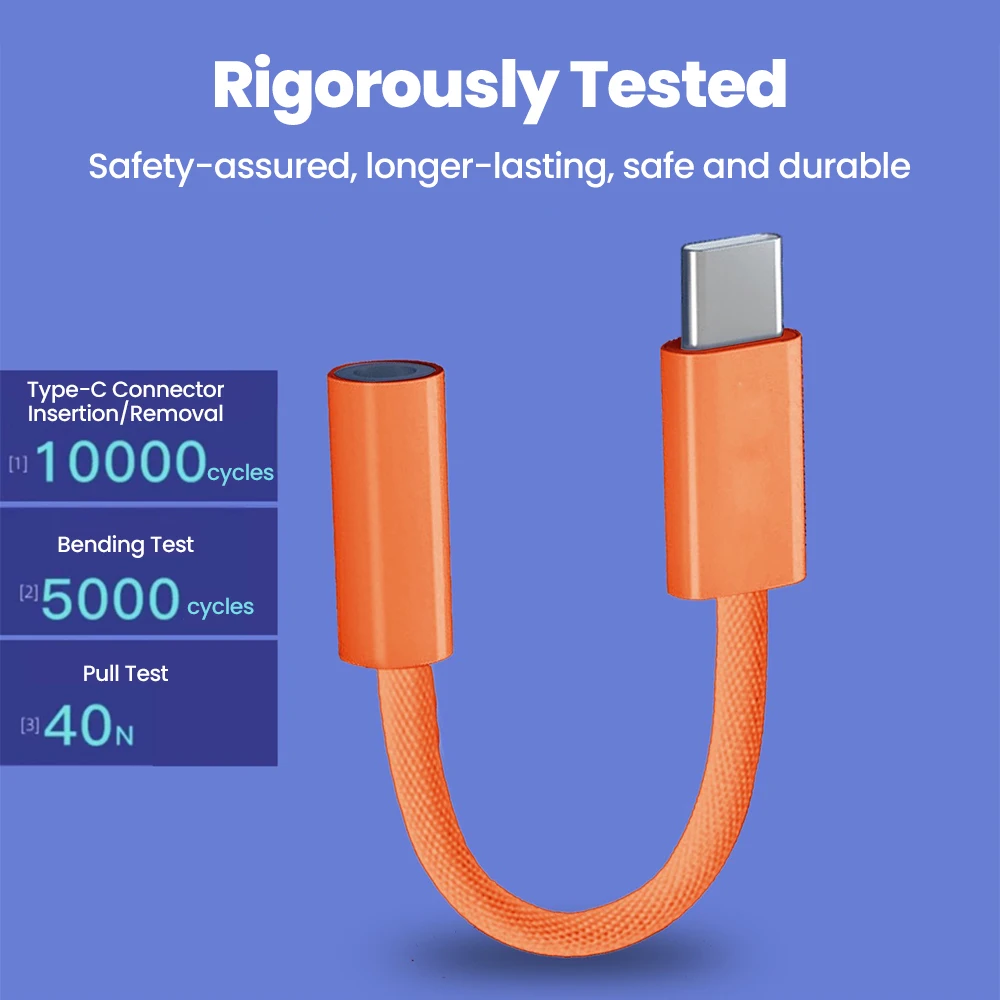Elough USB نوع C إلى 3.5 جاك سماعة محول آيفون 17 برو USB C ذكر إلى 3.5 مللي متر جاك أنثى محول كابل الصوت محول #5