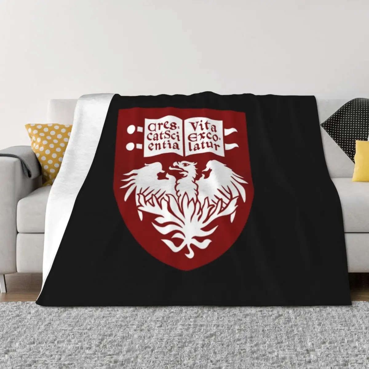 

The University Of Chicago T-ShirtThe University of Chicago Throw Blanket Polar Furry Blankets For Bed Soft Blankets
