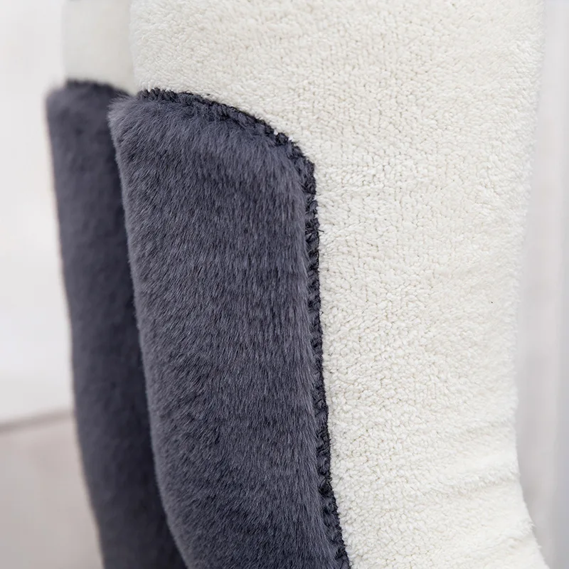 Rodilleras de invierno, rodilleras de Cachemira de imitación, rodilleras, calor, protección contra el frío, resiliencia, mallas gruesas de algodón, rodilleras