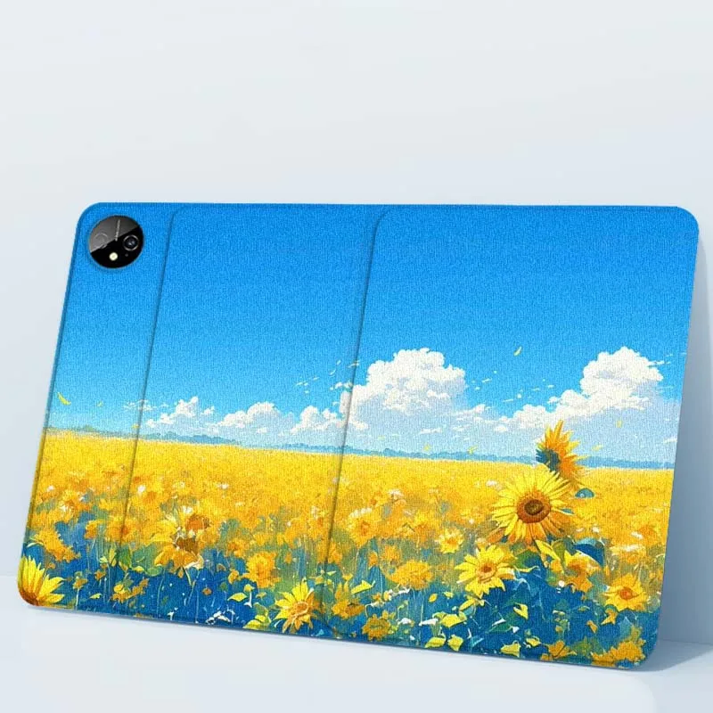 

Sunflower House Scenery Art For Huawei MediaPad 3 12 Air SE M6 M5 Lite Pro 10.4 10.8 11 11.5 12.6 13.2 Inch 5G Tablet Case