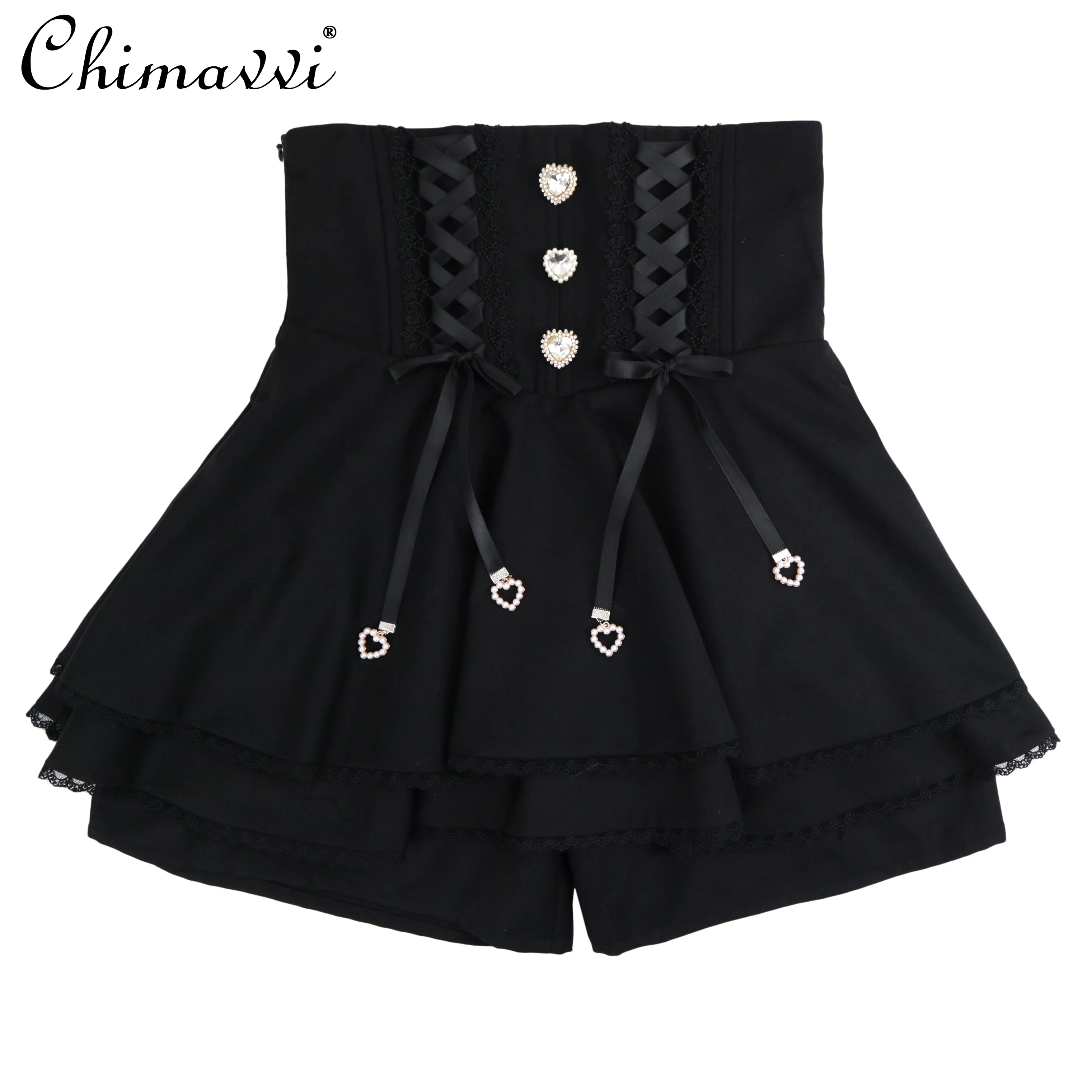 

Japanese Style Mass-Produced High-Waisted Slim-Fit Skirt Autumn New Fashion High-Waisted Kawaii Girl Lolita Skirt for Women