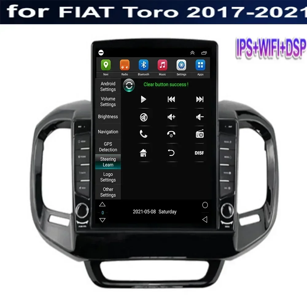 Autoradio Stéréo Android 13 Carplay, 8 Go + 128 Go, 2 Din, Navigation GPS, Lecteur Limité, Toro imposable, Placages Style, 2017 - 2050