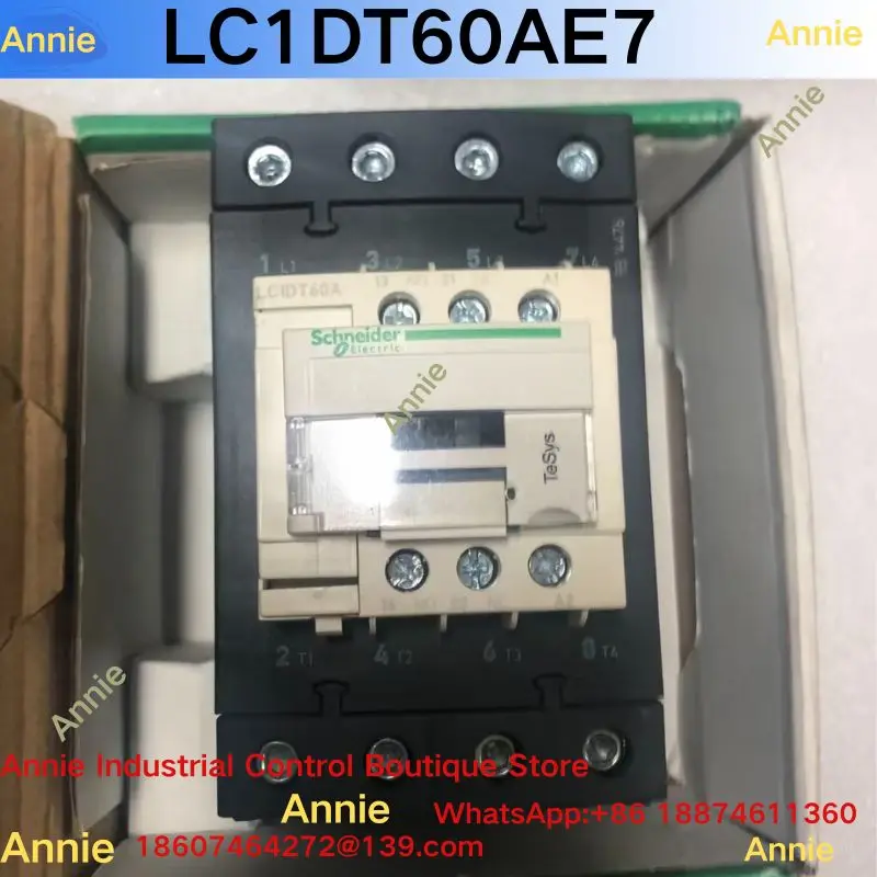 Brand New LC1DT60AE7 Four-Pole Contactor AC48V Electrical Control Device for Industrial And Commercial Applications
