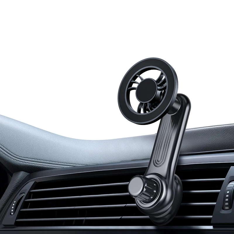

20 Super Magnets Magnetic Air Vent Car Phone Holder Long Arm None Blocking Car Mount for iPhone 16 15 14 13 12 Mag-safe Case