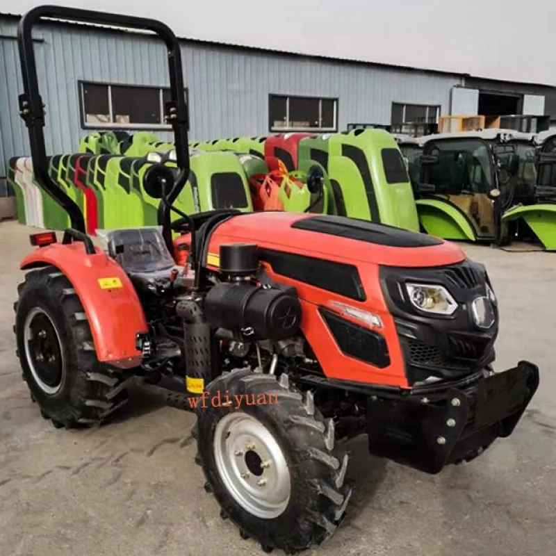 Mini tracteur agricole avec fixation, fabriqué en Chine, utilisation dans le jardin, mini ferme, marche agricole