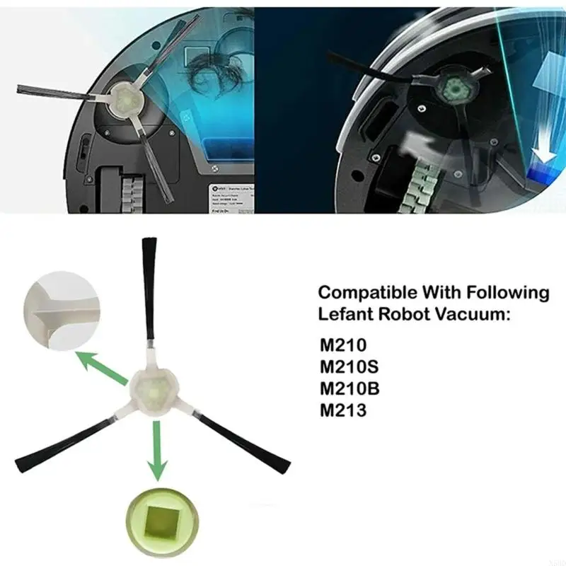 Bàn chải bên robot Phụ kiện chất tẩy rửa không