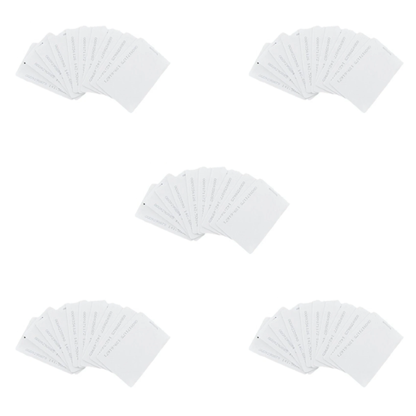 

FUFU 50 Pcs White 125Khz 0.8Mm RFID Access Proximity Card