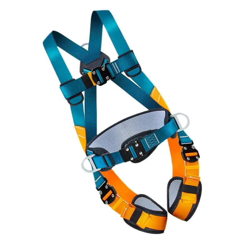 Safety Harness For Construction Climbing Harness Safety Belt Five-Point Climbing Belt Fall Protection Construction Harness