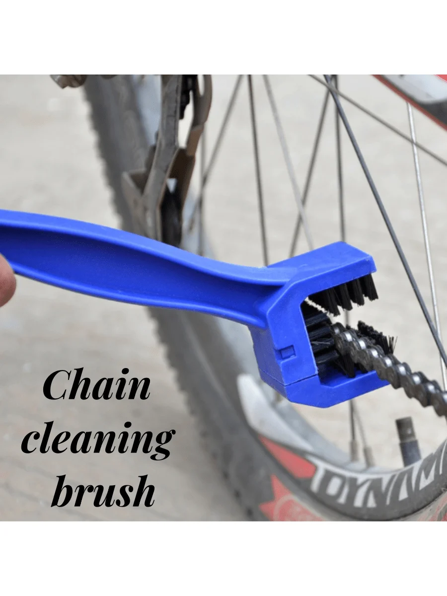 Bike Cleaning Brush Chain Motorcycle Chain Cleaner Plastic Bike Bicycle Moto Brush Cycling Clean Cleaner Outdoor Scrubber Tool