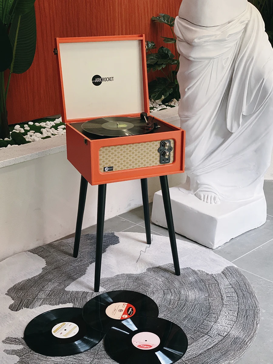 Bluetooth Vinyl Phonograph Floor Retro Domestic Jukebox