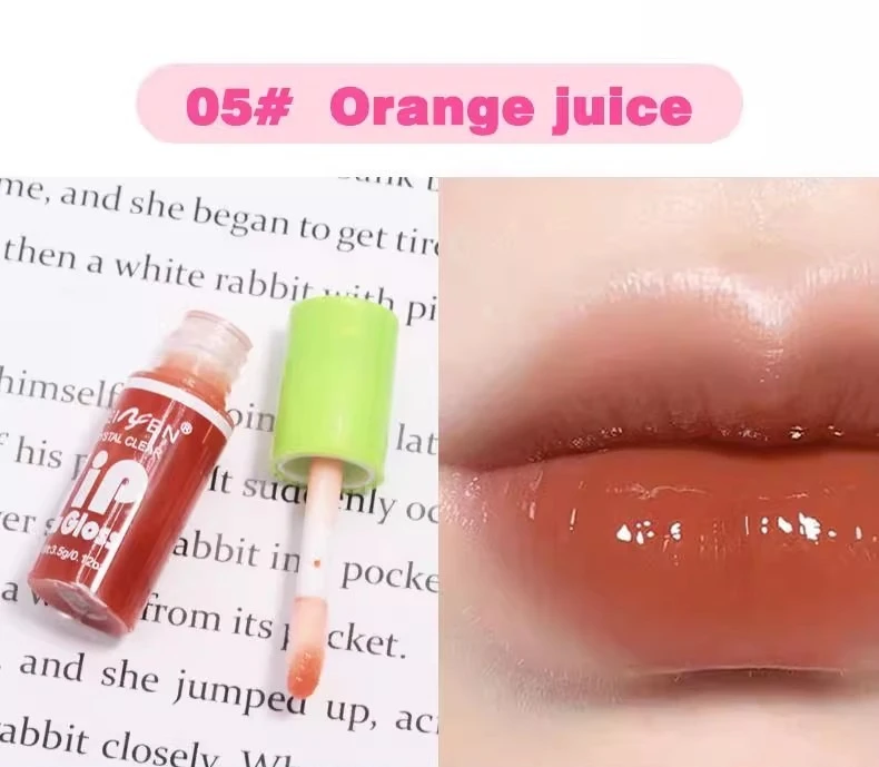 Brillo de labios hidratante, aceite de labios transparente, esmalte de labios hidratante, maquillaje hidratante, lápiz labial líquido, cosméticos, 6 uds.