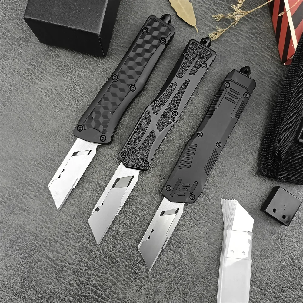 

Easy To Carry Folding Pocket Knife 440C Blade Zinc Alloy Handles Survival Knife Camping Utility Knife Tactical Military EDC Tool