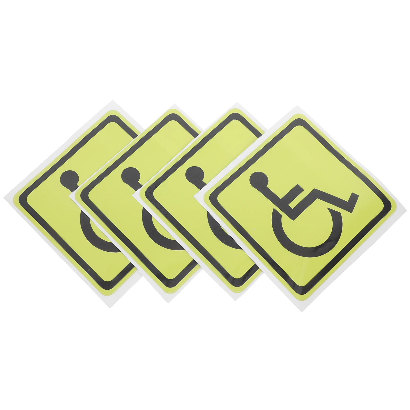 Disability Identification Stickers Handicap Signs Decal Signage Disabled Symbol Decals