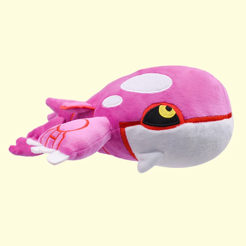 Cute Pink 9.84in Flash Shape Kyogre 25 CM Plush Doll Cartoon Kids Christmas Kids Gift