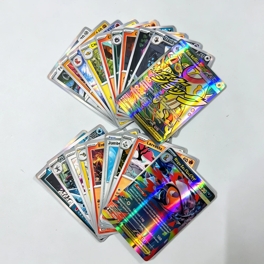 1/9 Packs Available, Pocket Monster Collection Card Set, Card Exchange Bag, Random Card Sealed Collection, Fan Enthusiast Gift