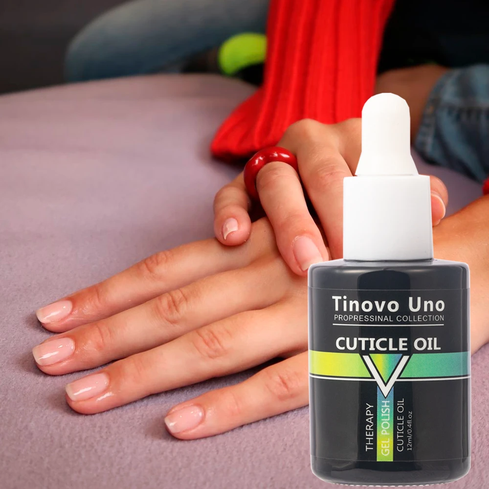 Tinovo Uno Cuticle Oil Nail Art Treatment 12ML Fruit Flavor Essential Oil Nail Care Repair Strengthener Revit Foot Toe Pedicure