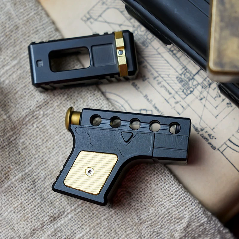 EDC Battle Master Metal Egg Push Slider Fidget Glock Pistol Adults Stress Relief Antistress ADHD Ant-anxiety Sensory Fidget Toys