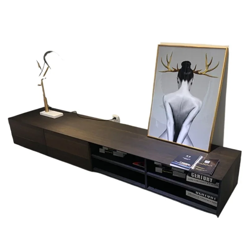 Italian minimalist TV cabinet living room side cabinet