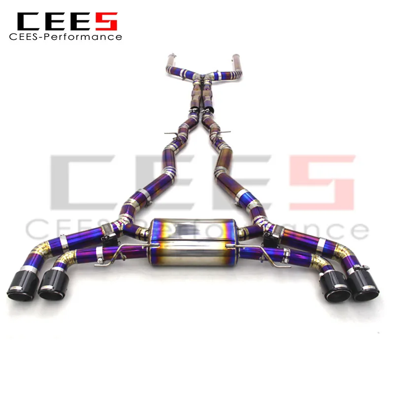 CEES Titanium Tuning Exhaust For BMW M850 M850i G16 G14 G15 4.4TT 2020-2023 Escape Exhaust Pipe Muffler Car Exhaust System