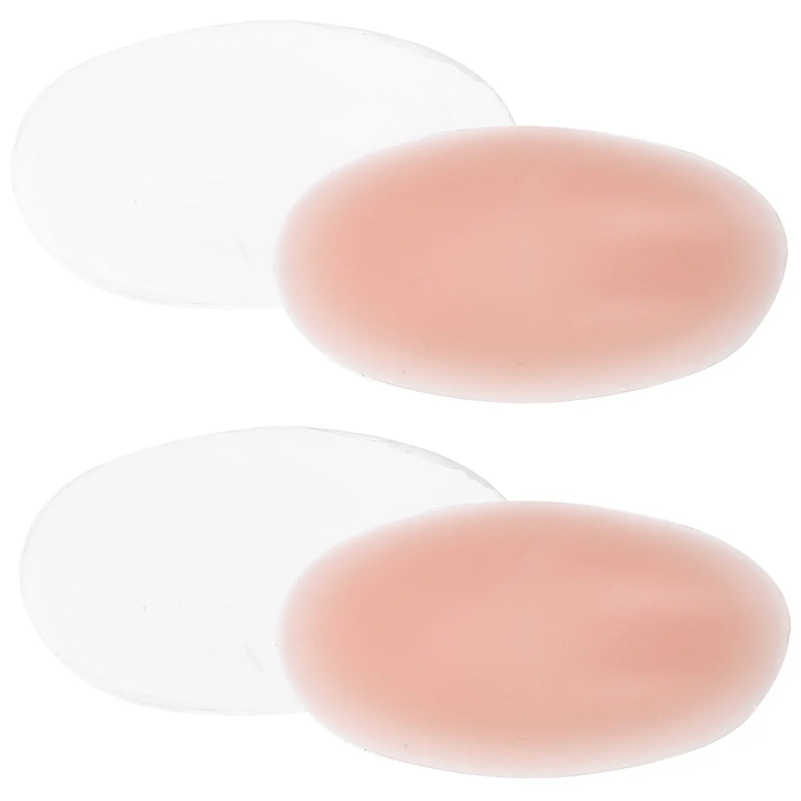 2Pairs Shape-Retaining Silicone Shoulder Pads Women Shoulder Cushion Enhancer for Low Shoulders Suits Shirts Coats Dresses