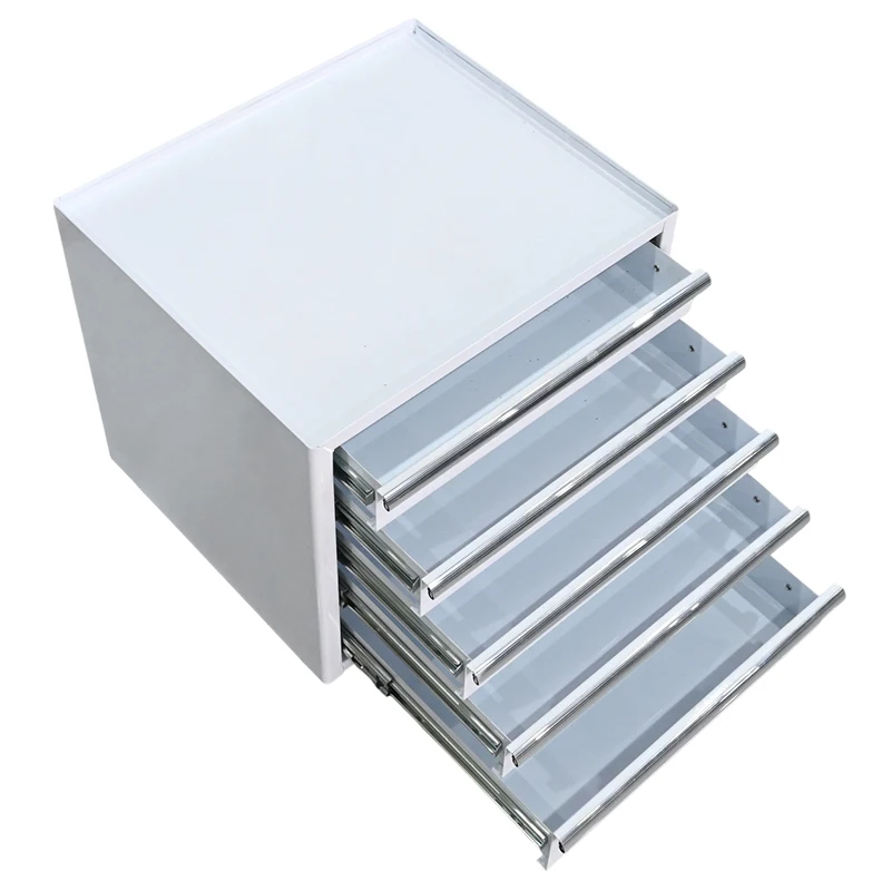 a for Color Customized Portable Large Capacity Iron Tool Box 5 Drawers Handle Flip Top Lock Waterproof Dustproof Tool