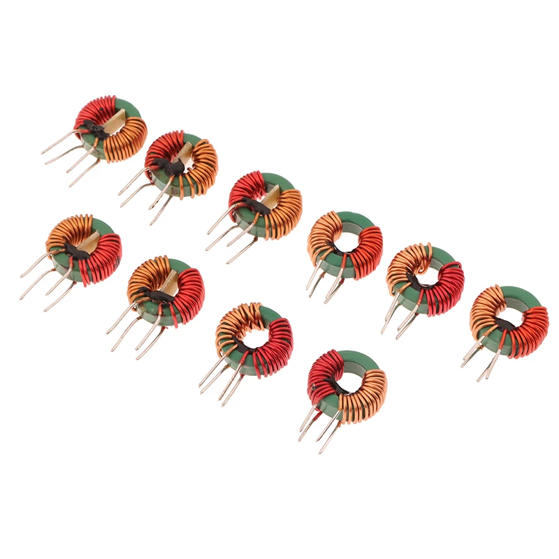 New 5PCS 14X9X5MM Common-mode Inductor 14*9*5mm 2MH 0.7Wire Diameter 5A Magnetic Ring Inductance Power Filtering Inductance Coil