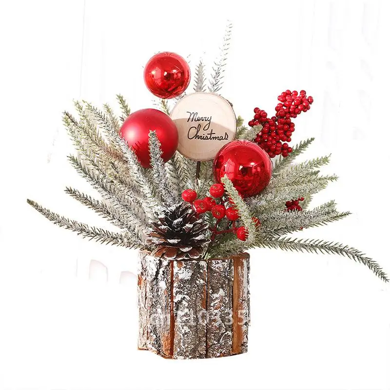 

Christmas decoration tree small Christmas tree table top Christmas tree decoration ornaments flower arrangement decoration