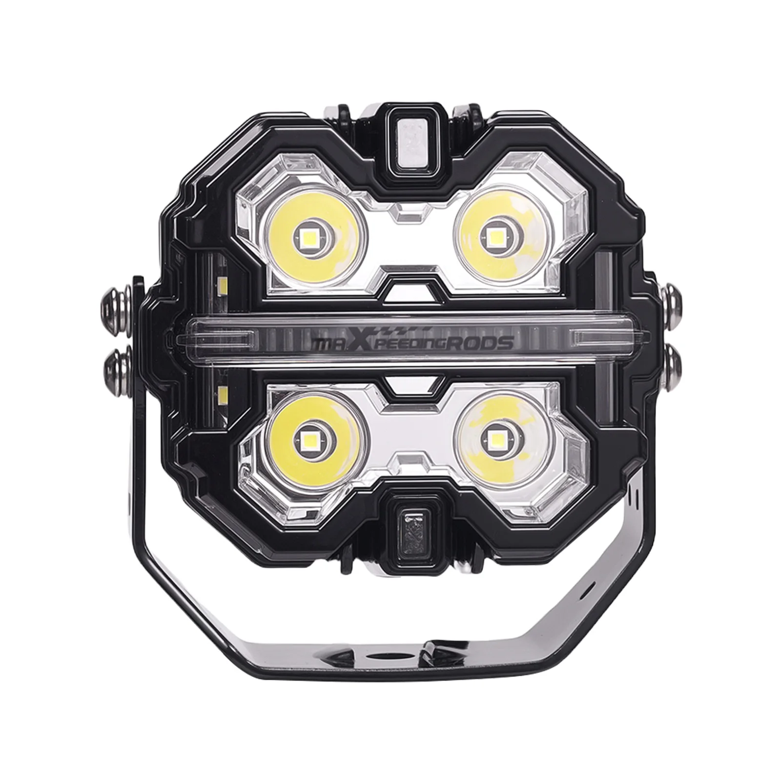 LED Fog Driving Headlights, 3.5 inch/88.9mm Aluminum Housing, Spot Beam LED Driving Light, 160W Side Shooter, IP68 Waterproof view 3