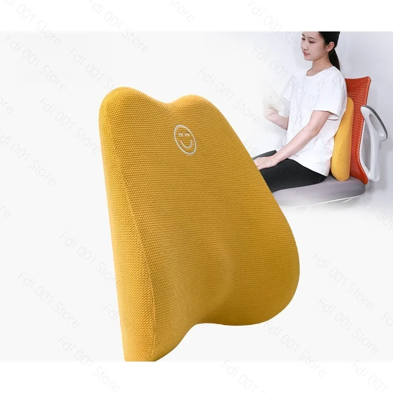 Lumbar Support Pillow Office Chair Waist Cushion Ergonomic Back Support Pad for Desk Seat Lower Back Pain Relief