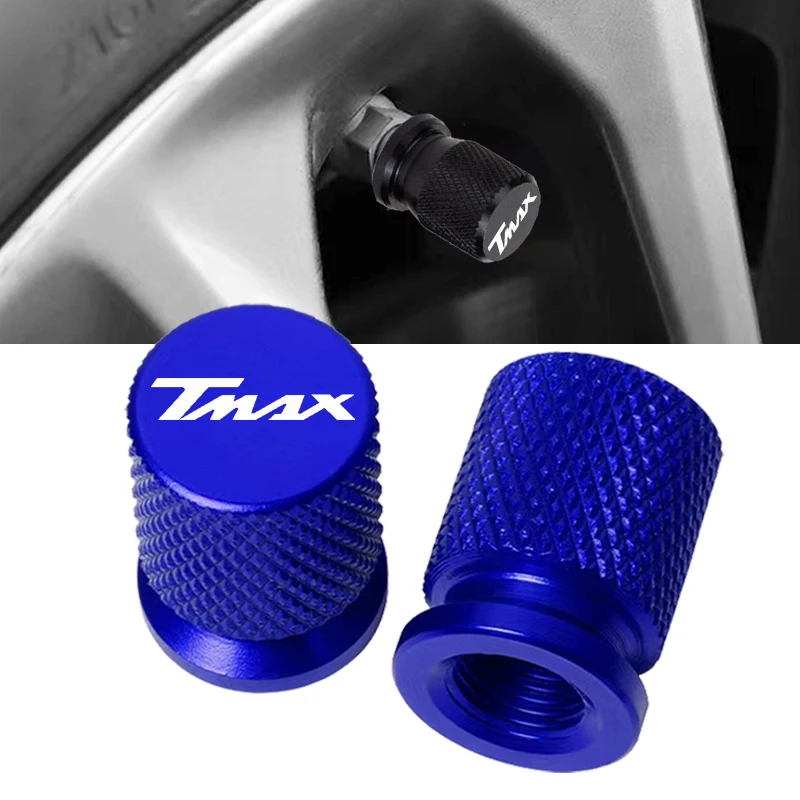 Motorcycle CNC Aluminum Tire Valve Air Port Stem Cover Caps For YAMAHA TMAX530 TMAX500 TMAX560 T-MAX Tmax 530 560 500 2008-2024