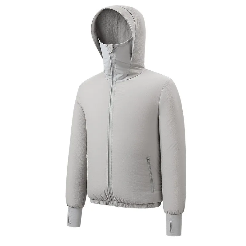 

Cross-Border Summer Smart Air-Conditioning Clothing with Hood, Long Sleeves, Cooling and Heat-Reducing Outdoor Sun Protection and Heatstroke Prevention Fan Clothing for Men