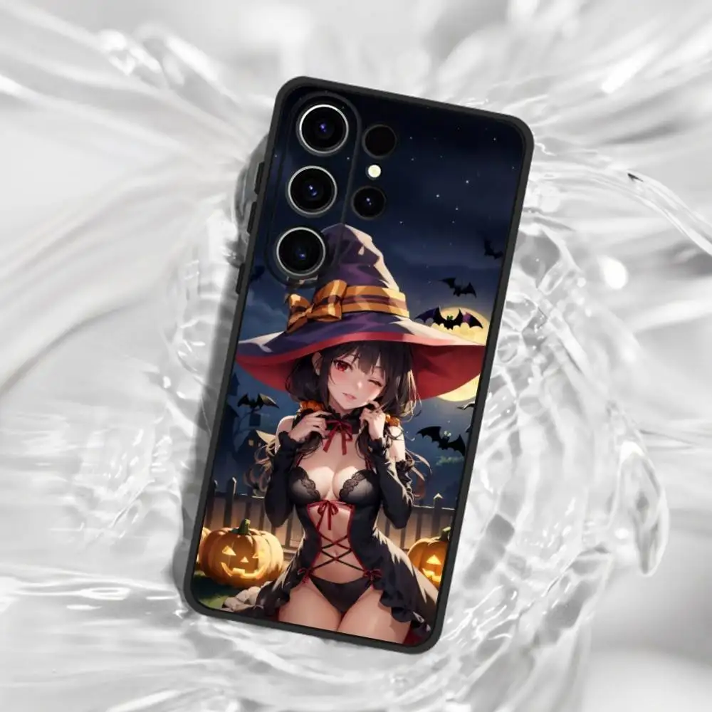 Чехол для телефона Date a live Tokisaki Kurumi для SamsungS25,24,21,22,23,30,Ultra,20,Plus,Fe,Lite,Note,10,мягкий черный чехол