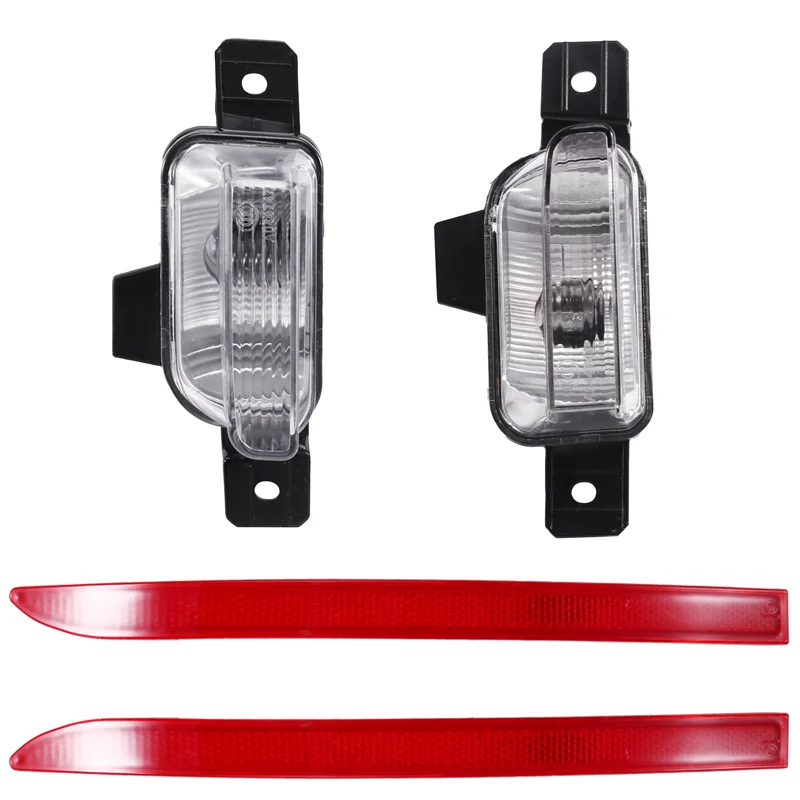 

For VW Tiguan 2009-2017 Car Rear Bumper Reversing Tail Brake Light Warming Signal Reflector Lamp-AD39