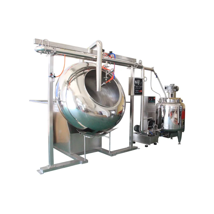 آلة طلاء الشوكولاتة الأوتوماتيكية للفواكه الجافة والمكسرات والكاكاو #6