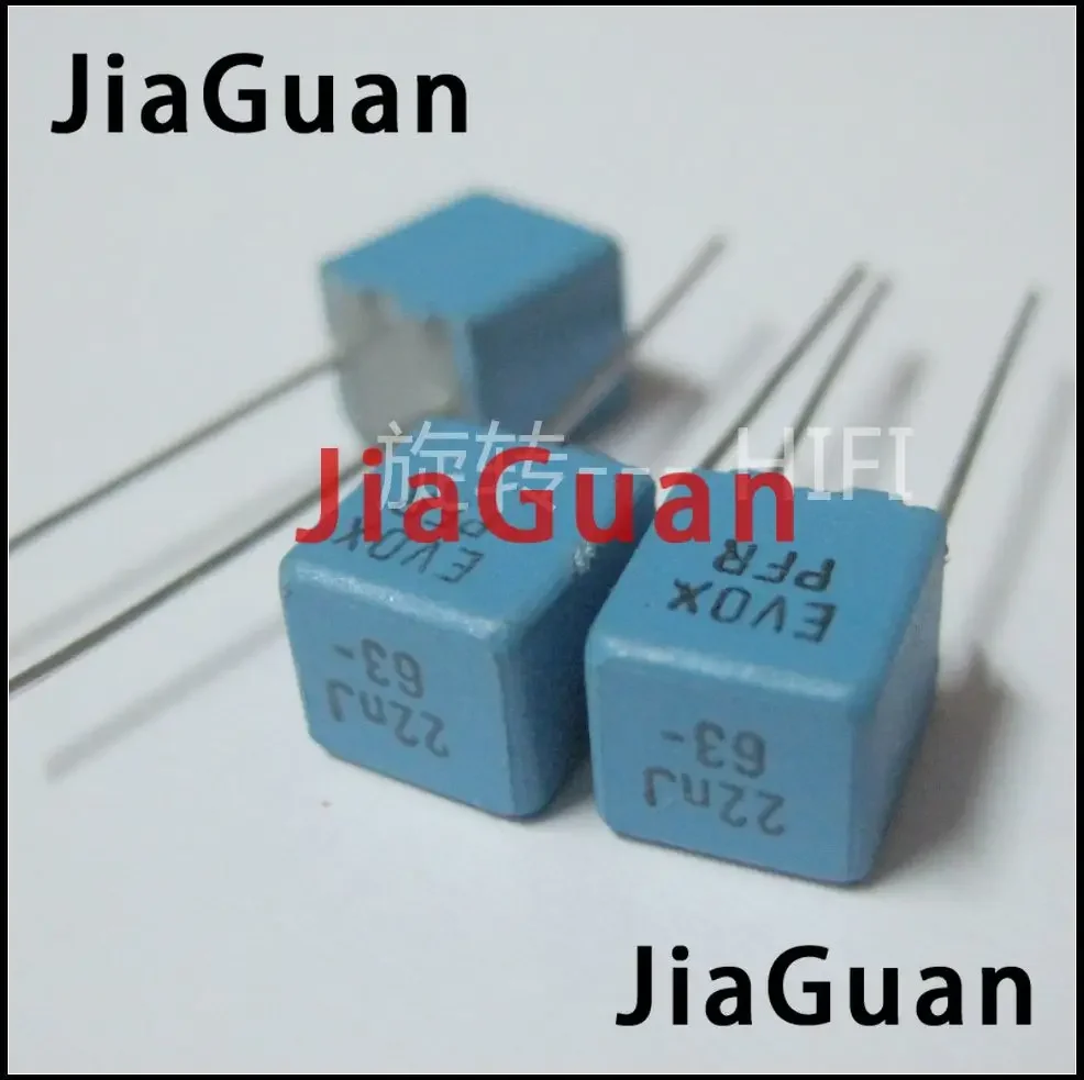 10PCS NEW EVOX PFR5 22NF 63V P5MM MKP 223/63V film capacitor EVOX-RIFA PFR 22nf/63v 0.022uF 63VDC 223 free shipping