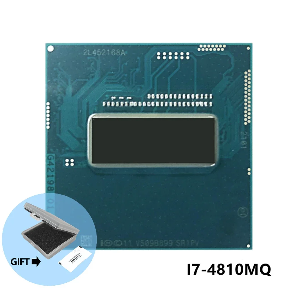 

Intel Core i7-4810MQ i7 4810MQ SR1PV 2.8 GHz Quad-Core Eight-Thread CPU Processor 6M 47W Socket G3 / rPGA946B