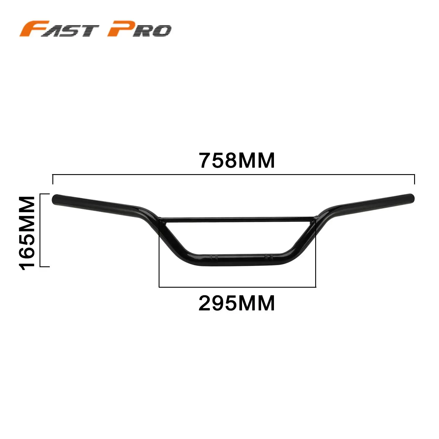 Handlebars Handle Bar Tube Fat Motorcycle Accessories For Hawk 250 Hawk250 Dirt Pit Bike Motocross Iron