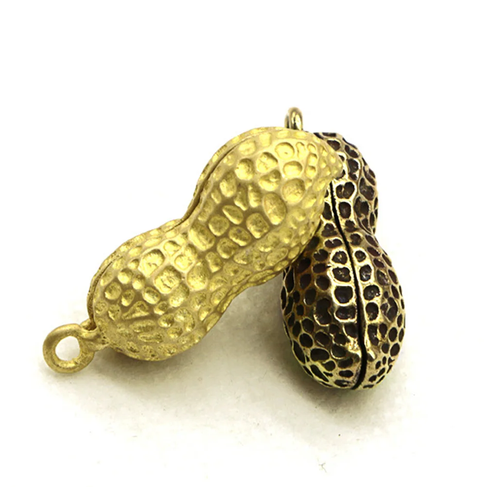 

Simulated Peanut Keychain Fashionable Pendant Bag Keychains Bags Car Decoration Brass Keyring
