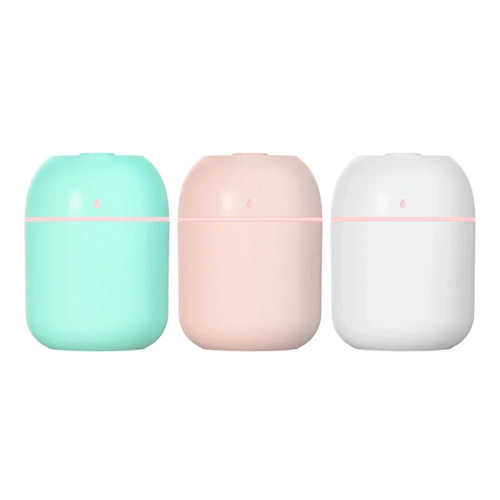 220ML Air Humidifier Aromatherapy Cool Mist Car Aroma Diffuser Portable USB Essential Oils Purifiers LED Lamp Home Fragrance