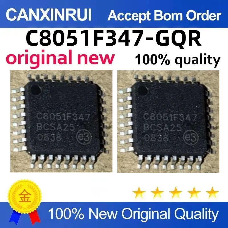 MCU C8051F347 C8051F347-GQR TQFP32 microcontroller Imported chips can be directly shot