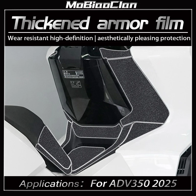 For HONDA ADV350 2025 Motorcycle Thickened Armor Fuel Tank Stickers Waterproof And Scratch Resistant Modification Accessories