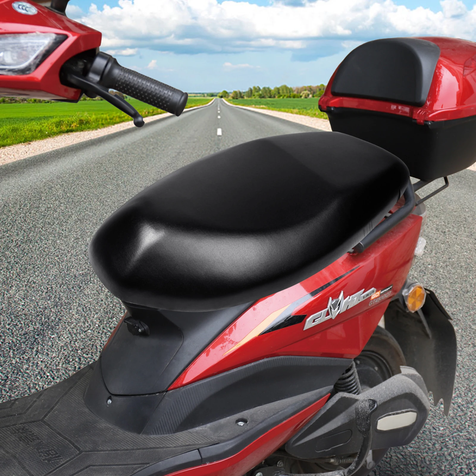 

Stretchy Motorcycle Seat Cover Waterproof Protective Cushion Durable Comfortable Long Life Simple Use Elastic Different