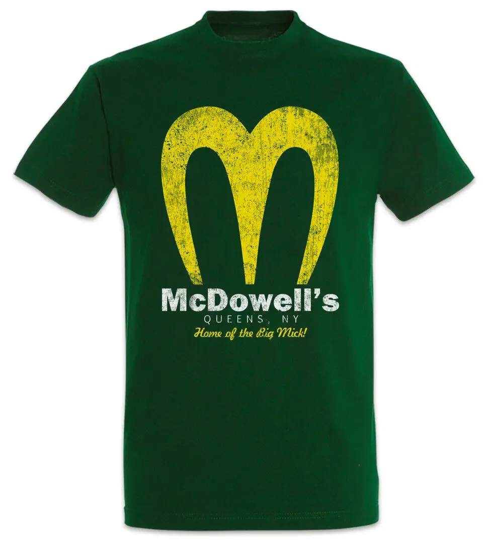 

MC DOWELL'S Sign Insignia Logo Company Coming Zamunda To America T-SHIRT Summer fashion New Arrival Cotton Short Sleeve style