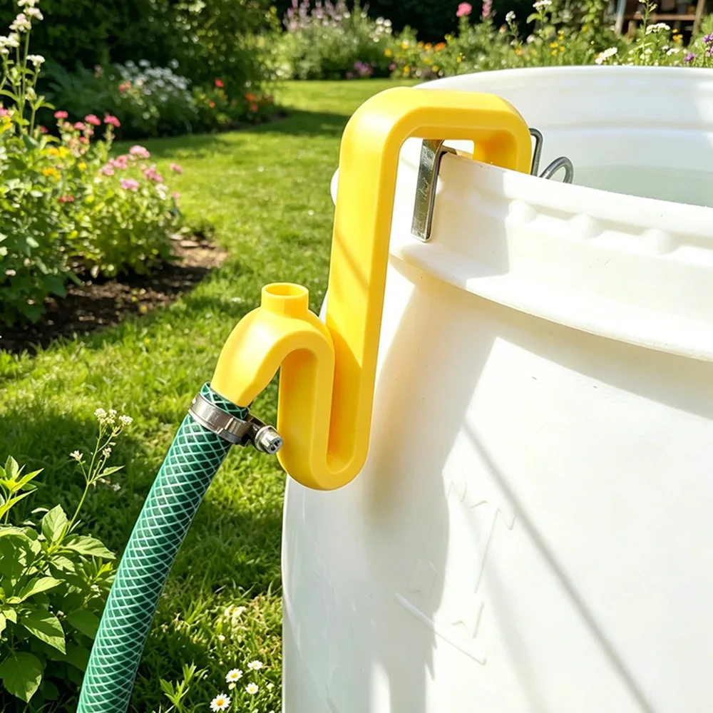 Self Priming Siphon Hose No-Drill Overflow Pipe Effortless Auto Drain & Fill Rainwater Transfer & Overflow Pipe Solution