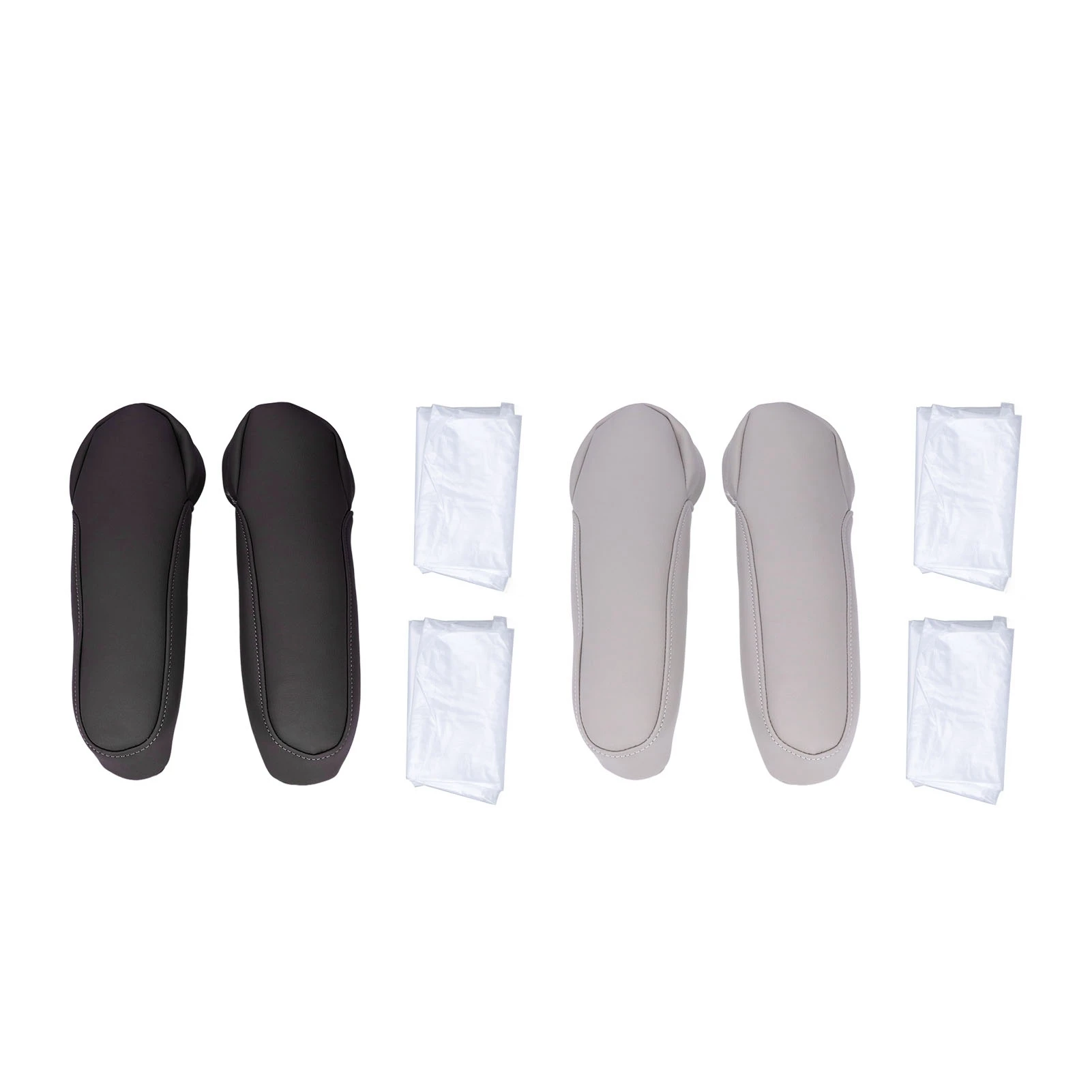 

Seat Armrest Cover Tasteless Comfortable Leather Car Armrest Cover Environmentally Friendly for Auto Interior Accessories