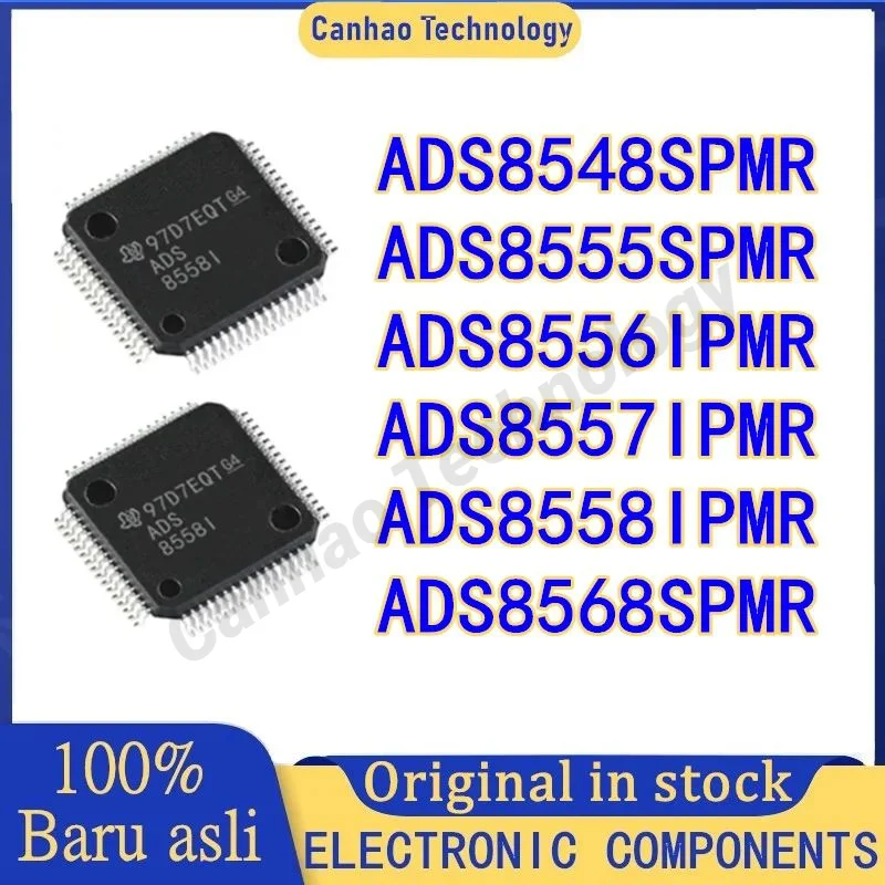 

ADS8548SPMR ADS8555SPMR ADS8556IPMR ADS8557IPMR ADS8558IPMR ADS8568SPMR ADS85 ADS IC MCU Chip LQFP-64 in stock