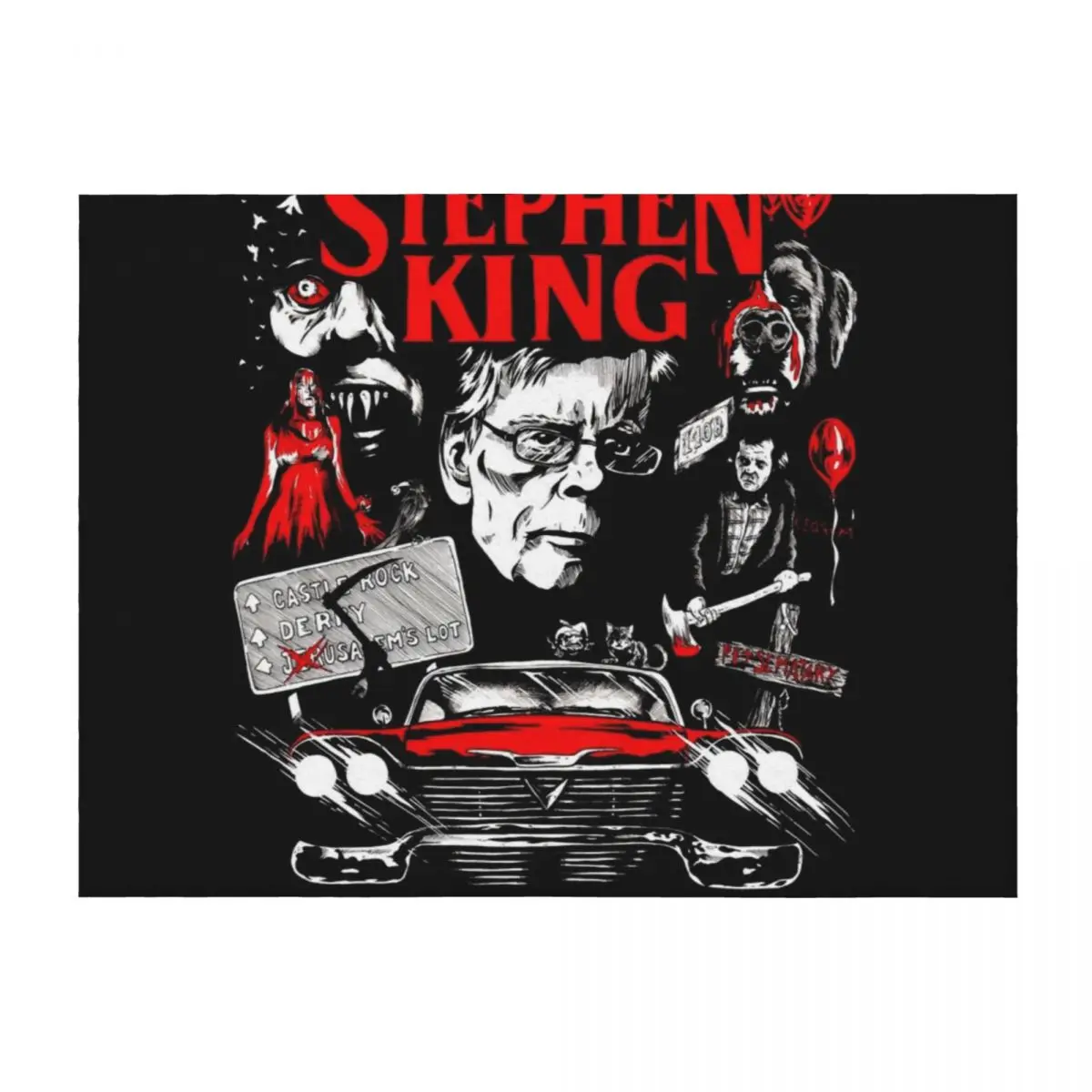 

The King Throw Blanket Comforter Baby Soft Plush Plaid Heavy Blankets